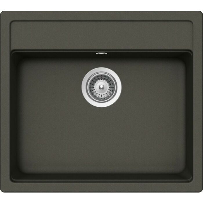 schock Nemo N100 Lavello 1 vasca sopratop/sottotop 57 x 51 - asphalt