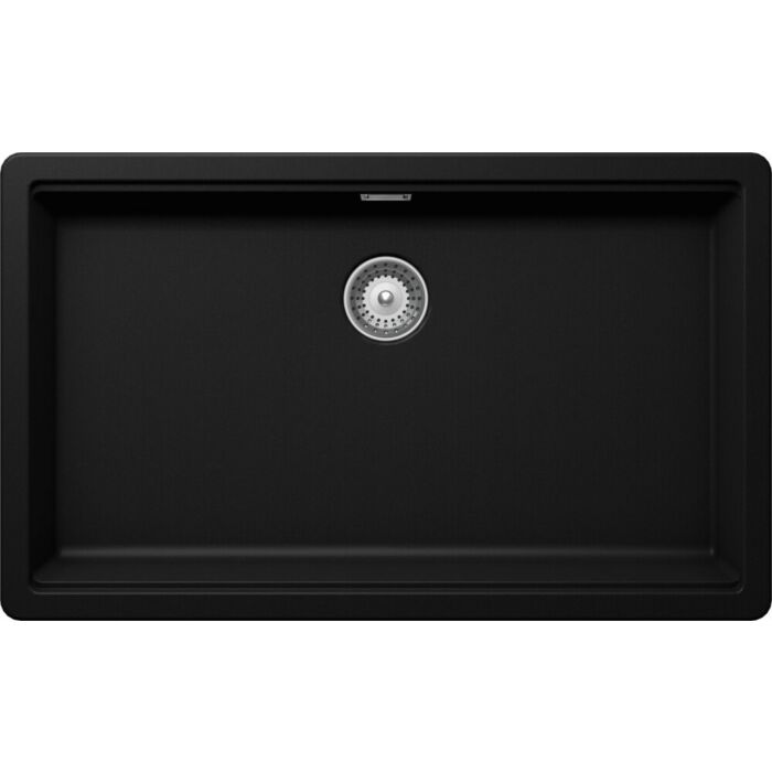 schock Galaxy N100XL 1 Becken-Aufsatzwaschbecken 75 x 46 cm – reines Schwarz