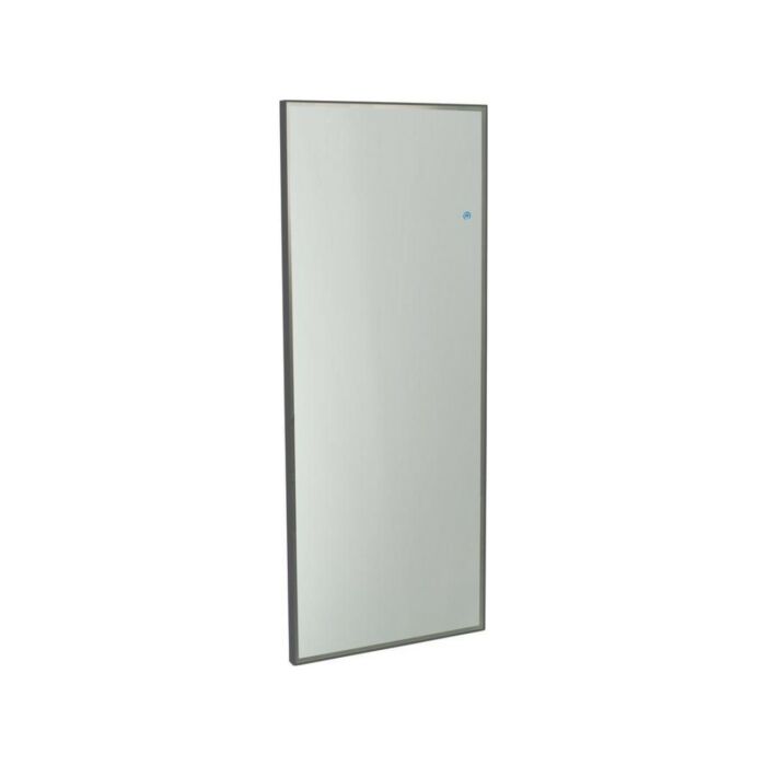 stones SP/059 Lux Rechteckiger Wandspiegel mit Aluminiumrahmen und anthrazitfarbenem LED-Licht