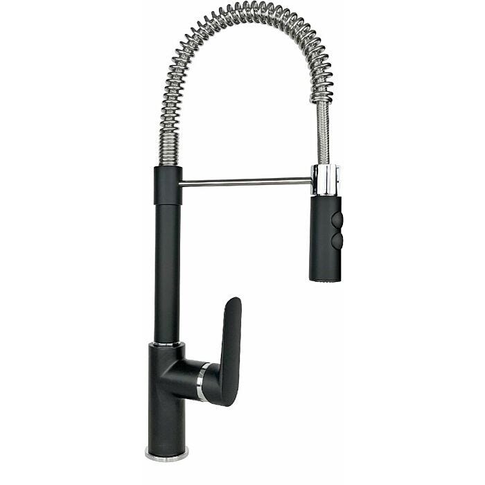 schock New Aquasoft Küchenmischer mit dusche - schwarz
