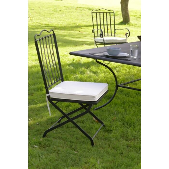 unopiù TOSCANA Folding iron chair with | without cushion