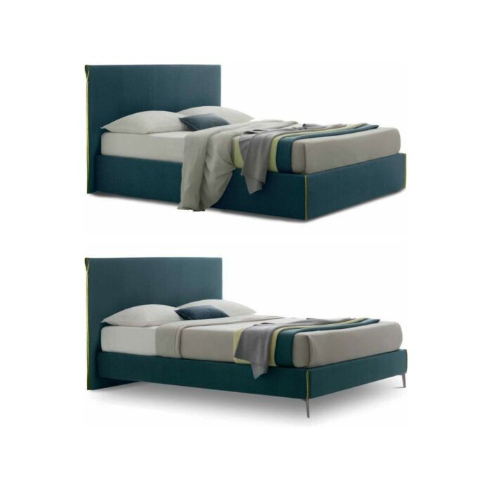felis TIM EASY COLLECTION Letto imbottito sfoderabile singolo | una piazza e mezza | matrimoniale - testiera reversibile - con | senza contenitore
