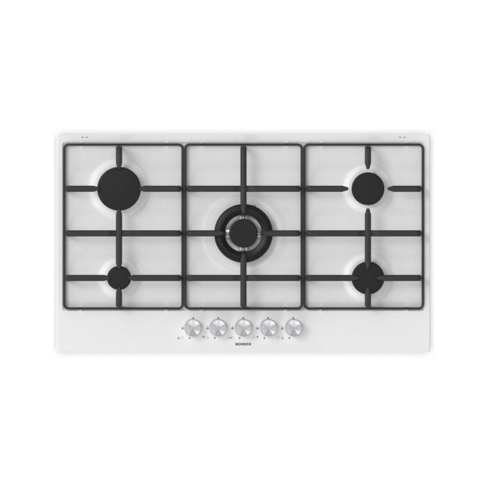 schock Silver PC90 AV 90 cm gas hob - matt white satin