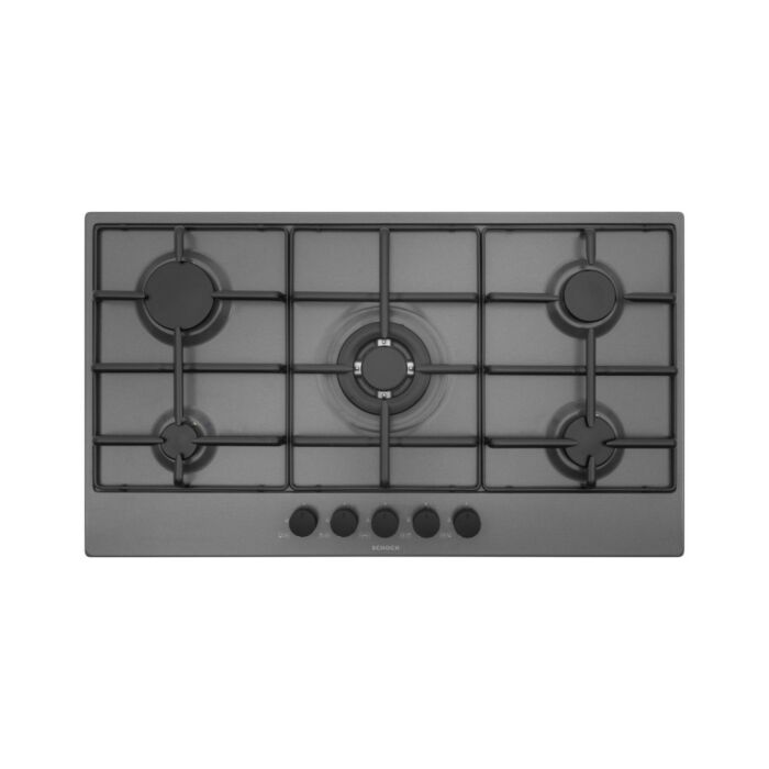 schock Silver PC90 AV 90 cm gas hob - asphalt
