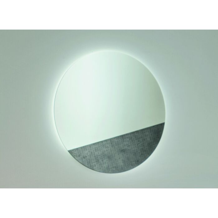 maronese acf GLOBO TAGLIOSESSANTA Specchio Ø 120 cm con inserto decorativo in melaminico | laccato | grafiche decor