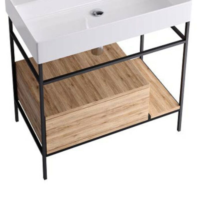 hidra ceramica KSCP80/KSP80/KSCG80 FASTER KIUB Metallstruktur für Faster Kiub 80 Aufsatzwaschbecken - mattschwarz