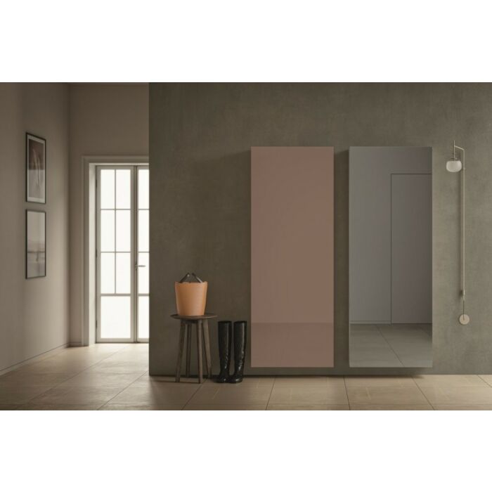birex WELCOME Coat stand with mirror front and lacquered structure