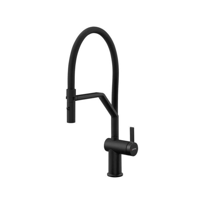 smeg design MID20MN Single-lever kitchen mixer with shower - matt black