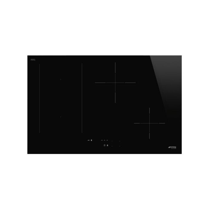 smeg design SIM3844D Piano cottura a induzione cm 80 - vetroceramica nero