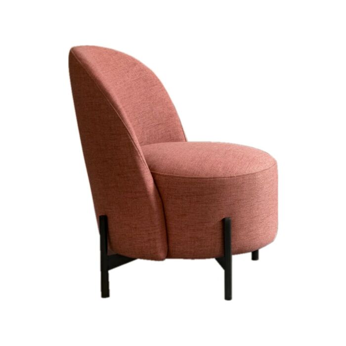 samoa EBE Fester Sessel | drehbar mit stoffbezogenem Sitz | Kunstleder | Haut