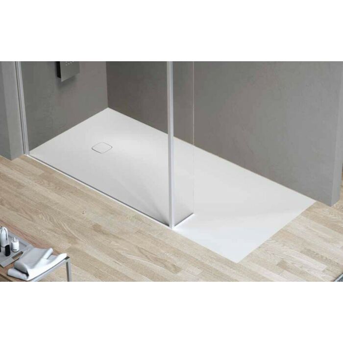 hafro Flat Plus Tecnotek Piatto doccia rettangolare h 2.5 cm - bianco