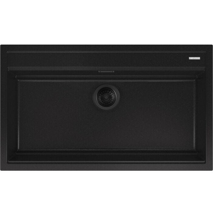 smeg design VSGX860MN Quadra Lavello 1 vasca cm. 86 x 51 - nero