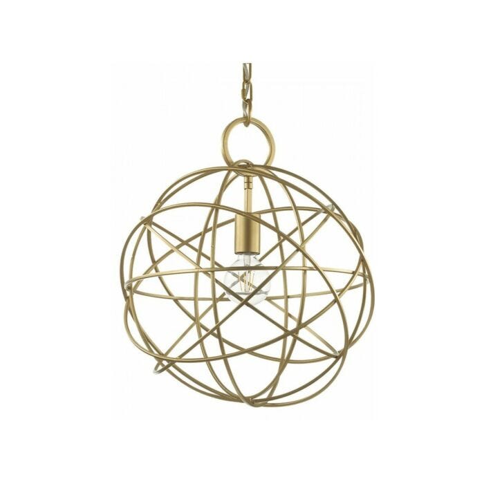 ideal lux 155968 Konse sp1 Lampadario in metallo oro scuro satinato - h. 170 cm