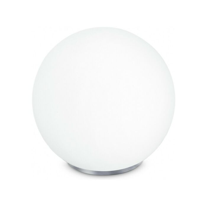 luce ambiente design I-LAMPD/L15 BCO City Metal table lamp with opaque white glass sphere