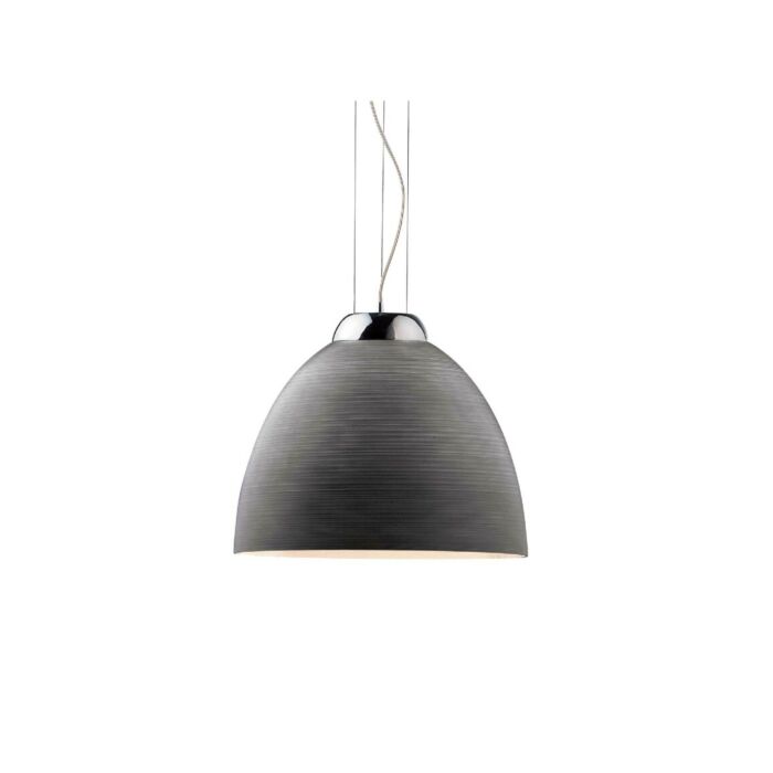 ideal lux 001821 TOLOMEO SP1 Chandelier with steel cables and blown glass diffuser