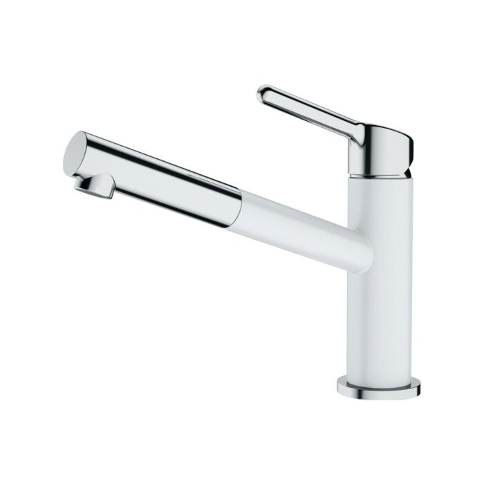 franke Orbit Doccia Kitchen mixer with shower - chrome / white