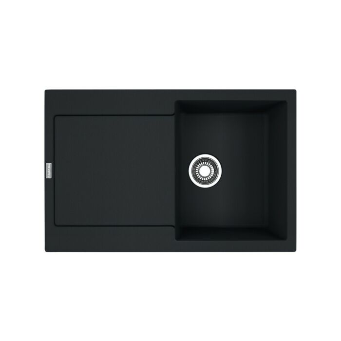 franke MRG 611 Maris Lavello 1 vasca incasso 78 x 50 cm con gocciolatoio reversibile - black matt