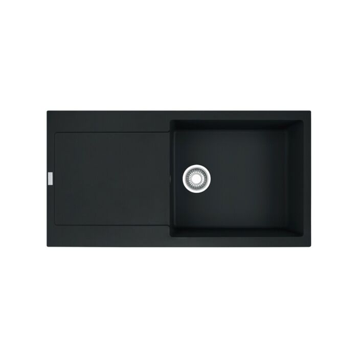 franke MRG 611-L Maris Lavello 1 vasca incasso 97 x 50 cm con gocciolatoio reversibile - black matt