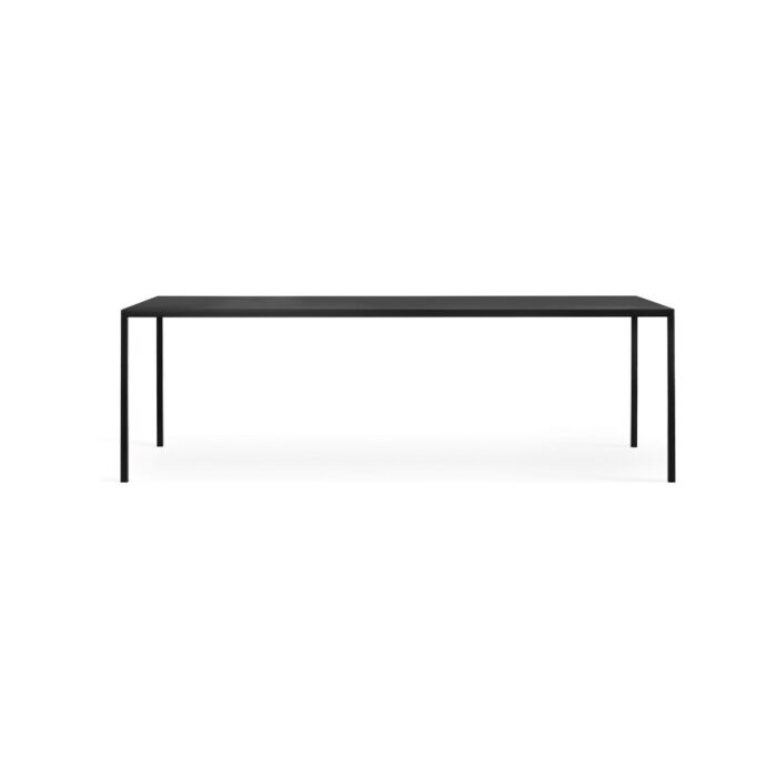 arredo3 BASIC Tavolo fisso quadrato | rettangolare in metallo verniciato opaco goffrato