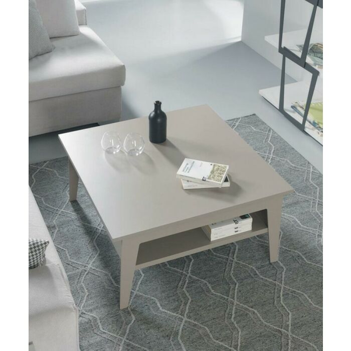 pezzani Brighton Table basse avec structure en acier et plateau en stratifié
