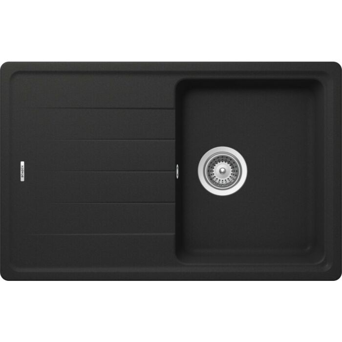 schock ELEMENT D100S 1 bowl sink above/undermount 78 x 50 with reversible drainer - anthracite