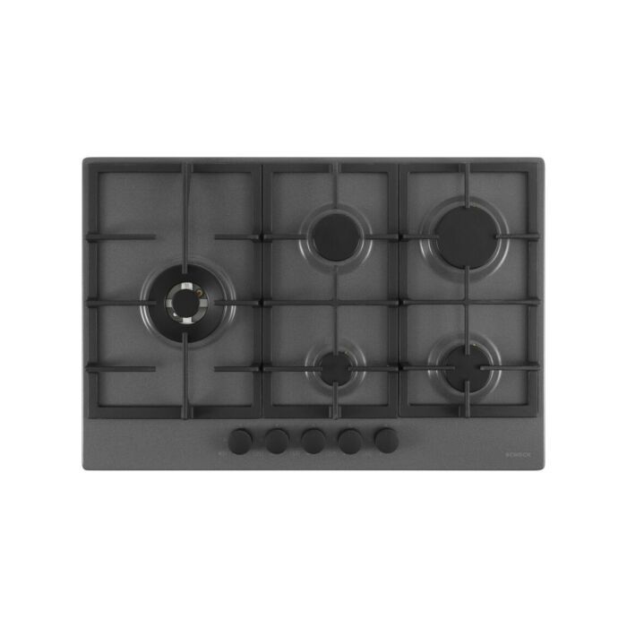  Gaskochfeld 75 cm - Asphalt