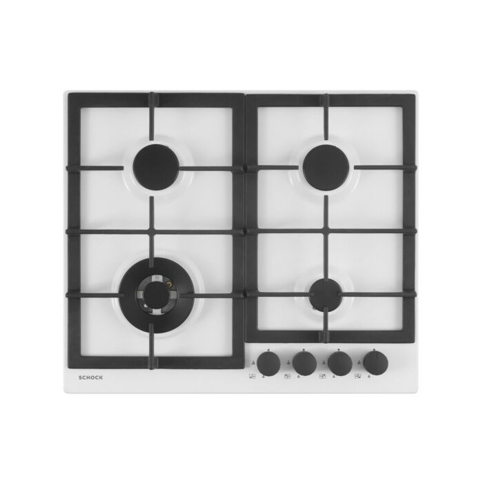 schock Professional PC60 1T Piano cottura a gas cm 60 - bianco opaco