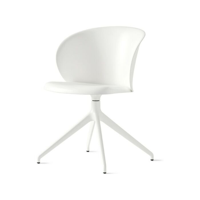 connubia TUKA Swivel armchair with metal structure and fabric seat | faux leather | polypropylene