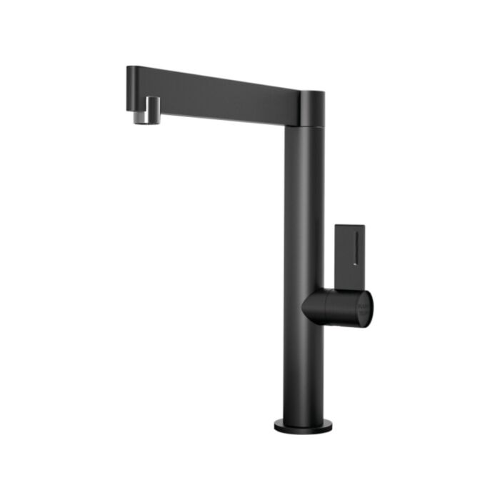 plados telma SPIRIT NS N6 NANOSTONE Single-lever kitchen mixer with flat spout - deep black