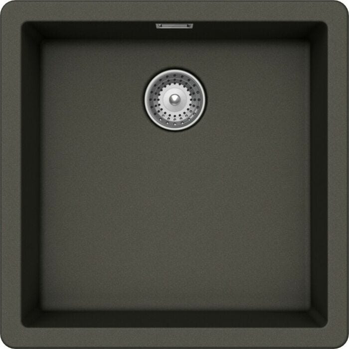 schock Brooklyn N100U Lavello 1 vasca sottotop 43 x 43 - asphalt