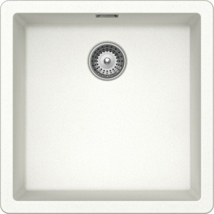 schock Brooklyn N100U Lavello 1 vasca sottotop 43 x 43 - bianco assoluto