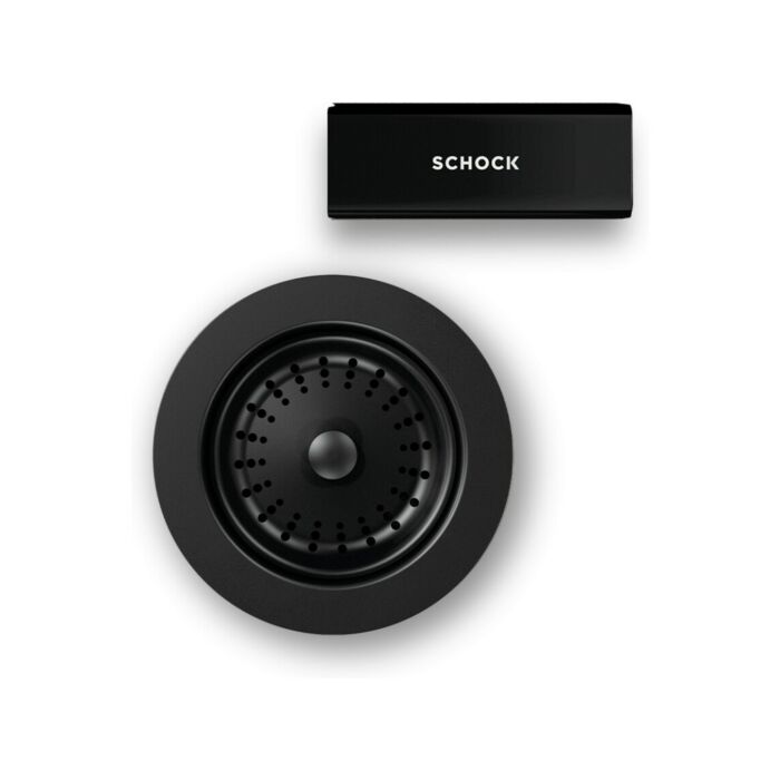 schock 629314PUR Ablaufgarnitur - mattschwarz