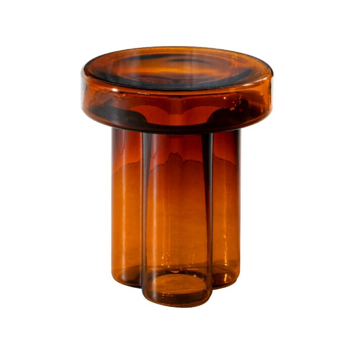miniforms SODA Tavolino con struttura e piano in vetro