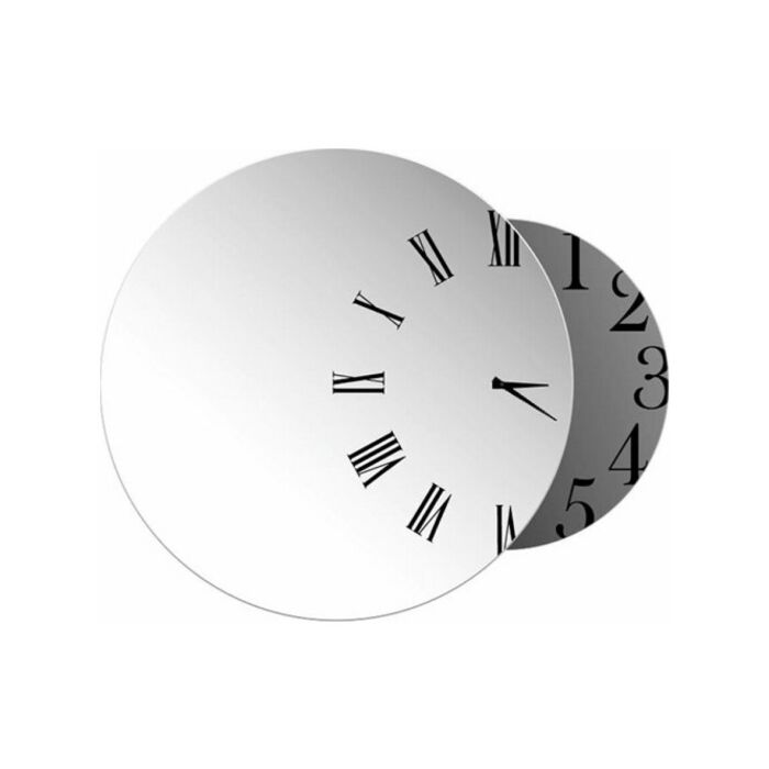 tonin casa FUSION Mirror glass clock