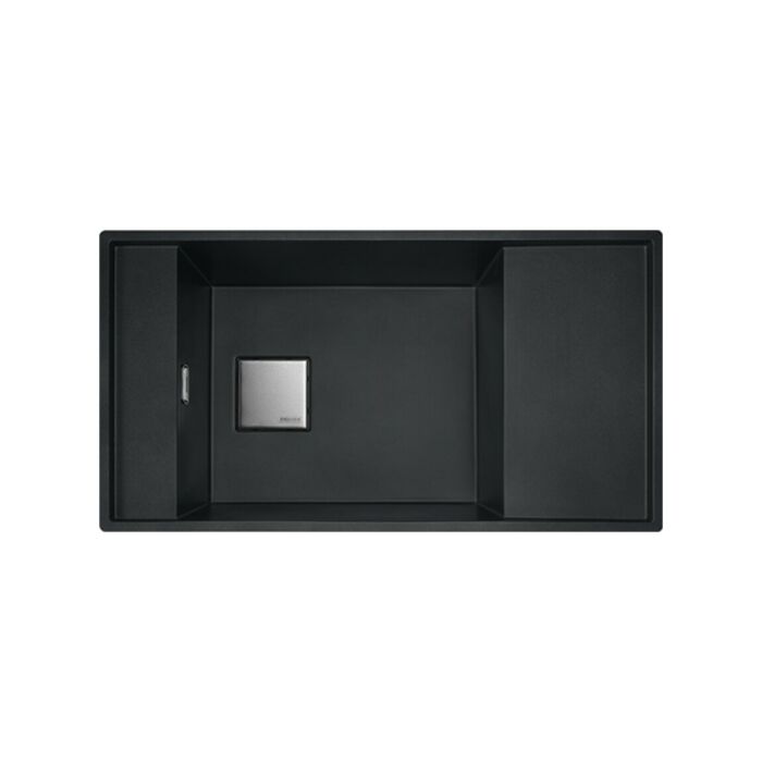 franke FSG 211-86 Fresno Lavello 1 vasca filotop/sottotop 86 x 46 con gocciolatoio reversibile - nero