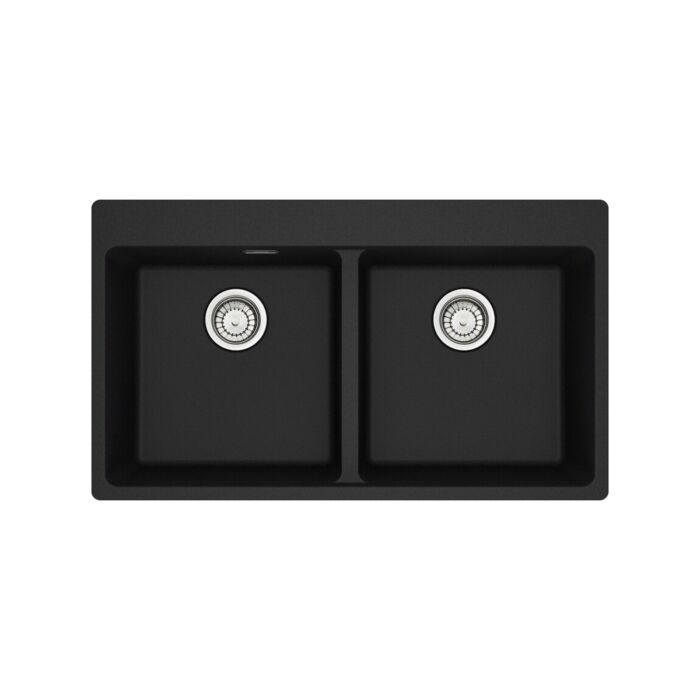 franke MRG 620-39-39 TL Maris Lavello 2 vasche incasso 86 x 50 - nero