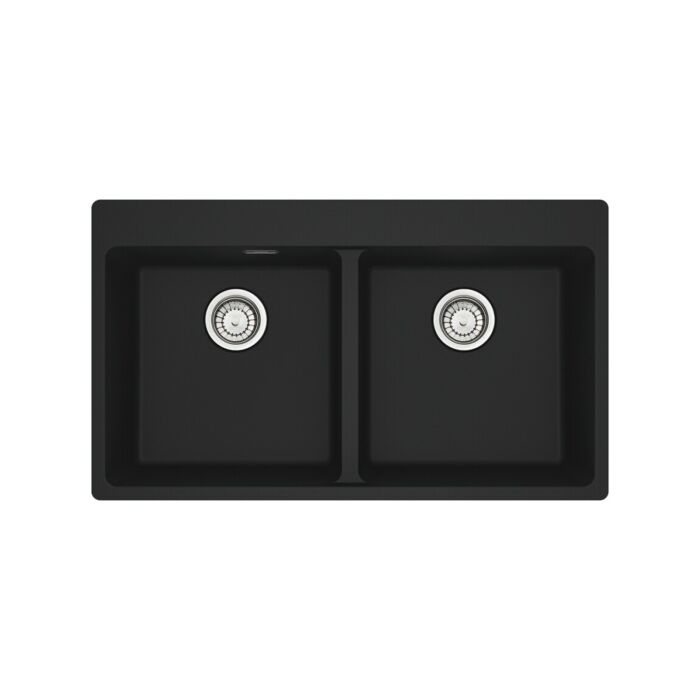 franke MRG 620-39-39 TL Maris Lavello 2 vasche incasso 86 x 50 cm - black matt