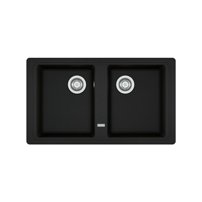 franke BFG 620 Boston Lavello 2 vasche incasso 86 x 50 cm - black matt