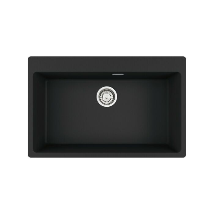 franke MRG 610-73 TL Maris Sink 1 bowl above top 78 x 50 cm - black matt