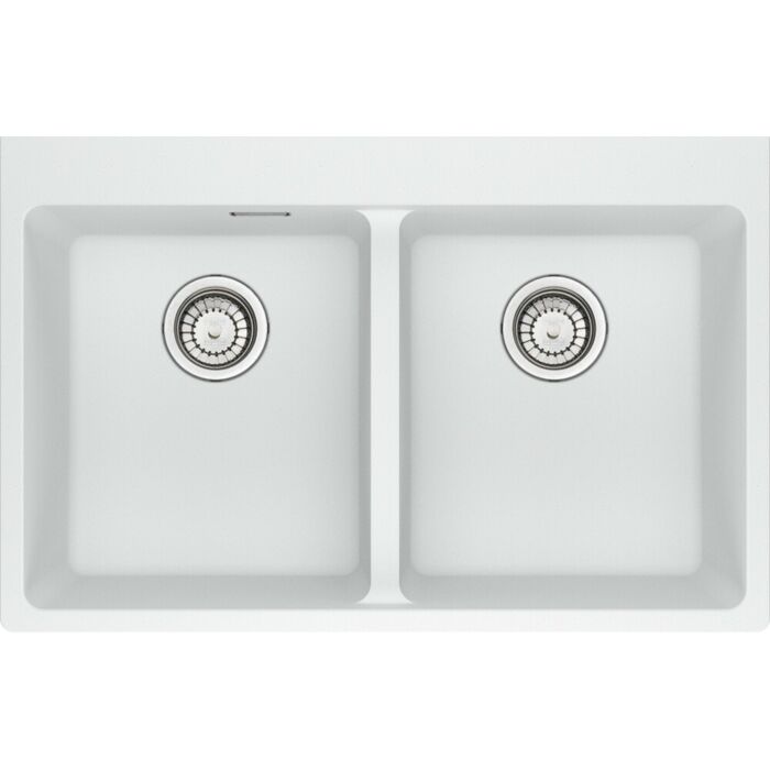 franke MRG 620-34-34 TL Maris Lavello 2 vasche incasso 76 x 50 - bianco