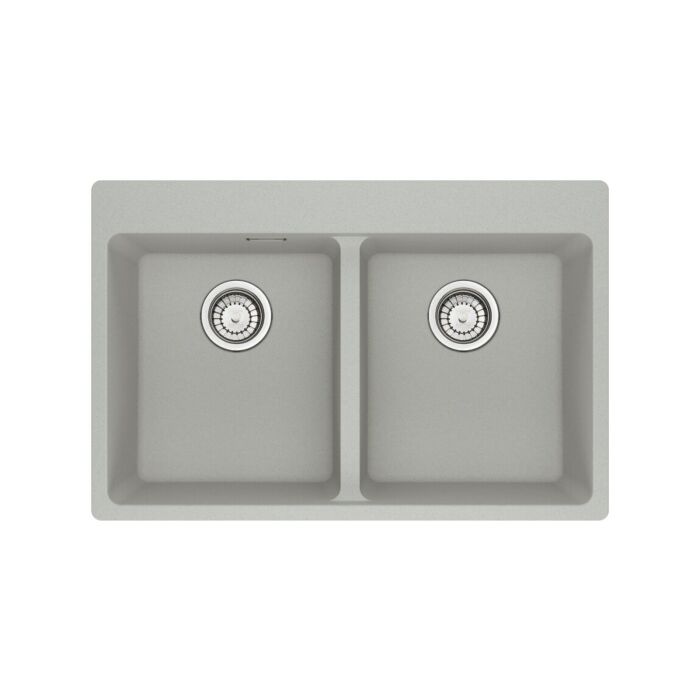 franke MRG 620-34-34 TL Maris Lavello 2 vasche incasso 76 x 50 - alluminio