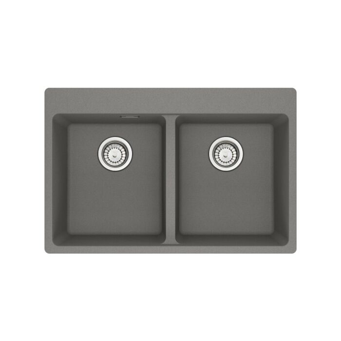 franke MRG 620-34-34 TL Maris Lavello 2 vasche incasso 76 x 50 - stone grey