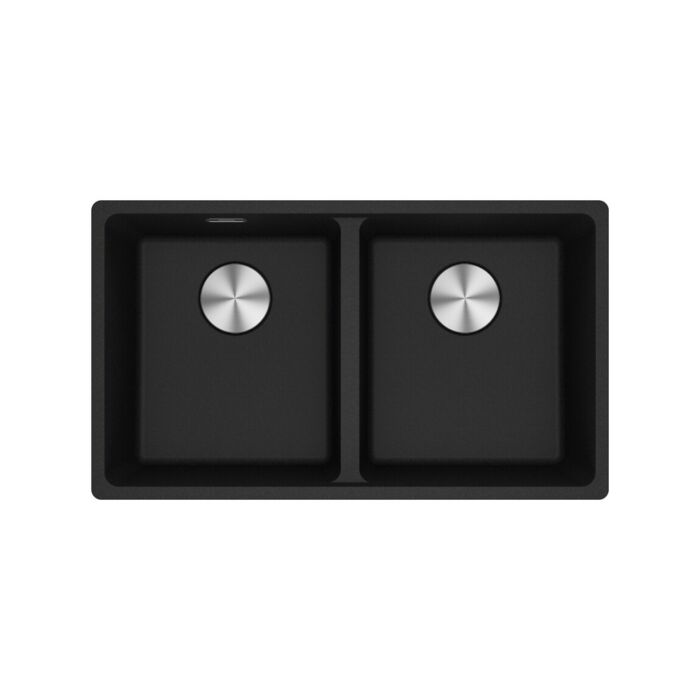 franke MRG 620-35-35 Maris Lavello 2 vasche incasso 76 x 44 - nero