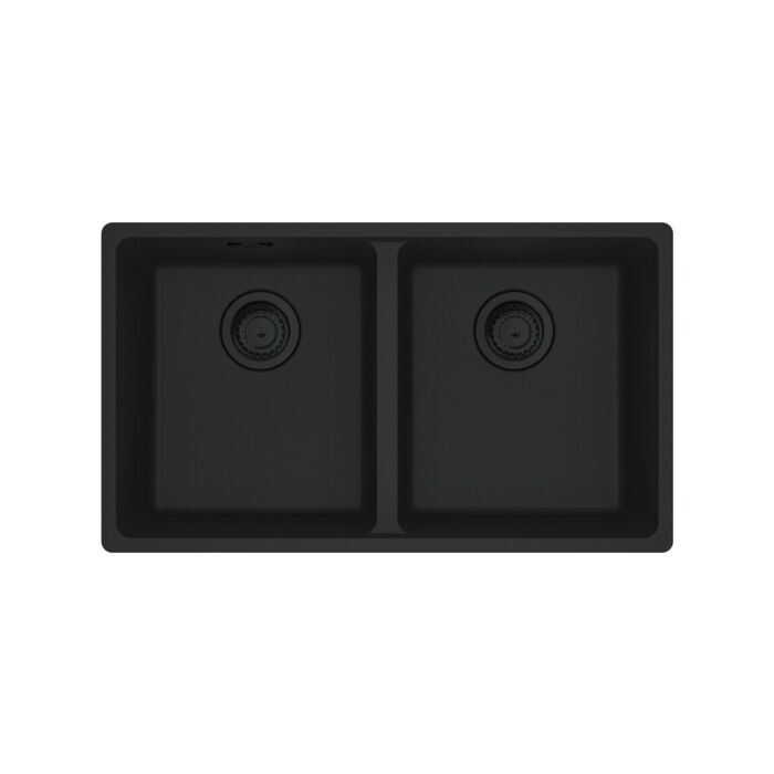 franke MRG 620-35-35 Maris Built-in 2-bowl sink 76 x 44 cm - black matt