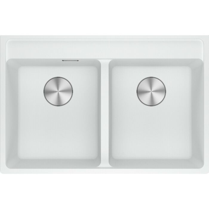 franke MRG 620-35-35 TL Maris Lavello 2 vasche incasso 76 x 51 - bianco