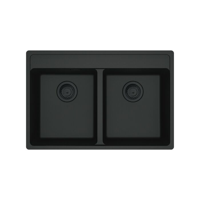 franke MRG 620-35-35 TL Maris Lavello 2 vasche incasso 76 x 51 cm - black matt