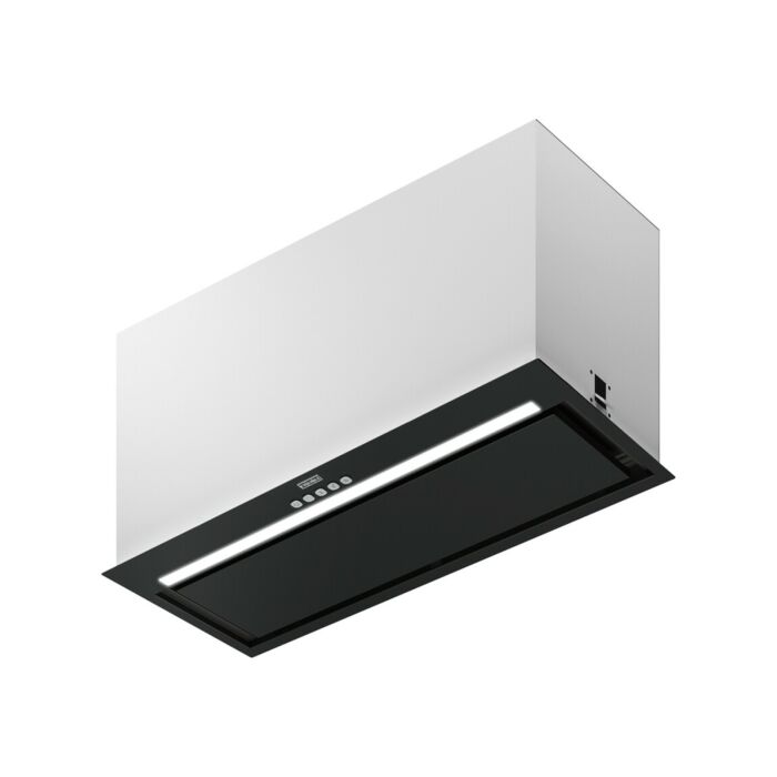 franke FBFE BK MATT A70 Box Cappa sottopensile cm. 70 - black matt/cristallo nero