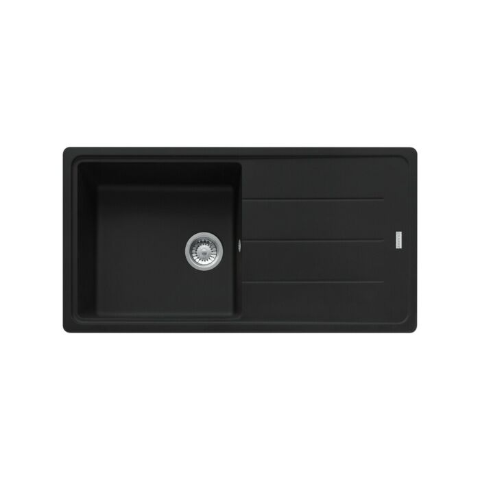 franke BFG 611-97 Boston Built-in 1 bowl sink 97 x 50 cm with reversible drainer - black matt