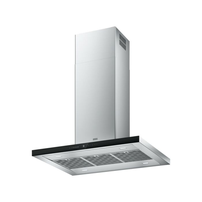 franke FTLN I H45 X/BK A90 Format Plus Isola Island hood cm. 90 - satin stainless steel / black crystal