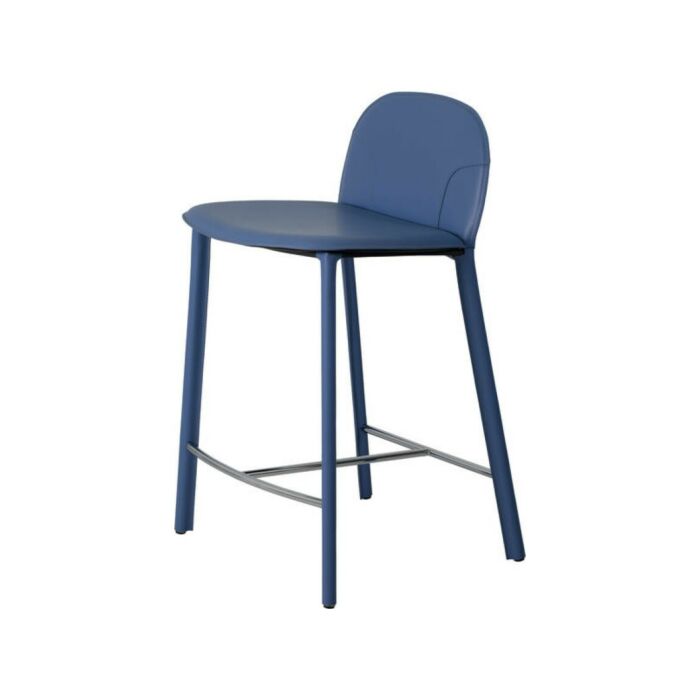 airnova Jabot SG Hocker mit lederbezogenem Metallgestell